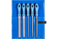PFERD 8" Machinists 5pc File Set, Second Cut, American Pattern(1 PK) - size: 8 Inch