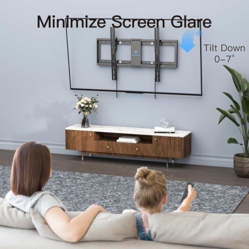 PERLESMITH Tilting TV Wall Mount for 37–85 inch TVs up to 132 lbs - size: 37-85" Tilt TV Wall Mount
