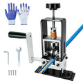 Manual/Drill Powered Wire Stripping Machine, 1-25mm Adjustable Copper Wire Stripper Tool, for Scrap Cable Recycling, Portable & Heavy Duty Copper Wire Peeler with Gloves, Wrench & Screws