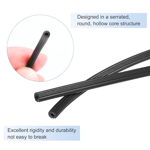 uxcell Screen Spline, 0.16"x300FT Round Window Screen Repair Retainer Spline for Door Window Screens Replacement, Black - size: 0.16" x 300ft
