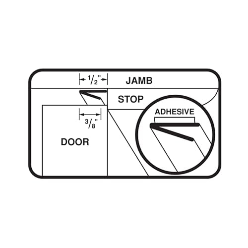 M-D Building V-Flex Window Seal Weatherseal, White, 17ft x 3/8in - size: 1 Count (Pack of 1)