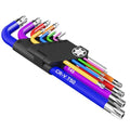 9PCS Star Key Set Torx Wrench Set 9 Standard Torx Star Wrenches for Bicycle Repair Furniture and Electrical Home DIY - size: 9PCS Star Wrench Set