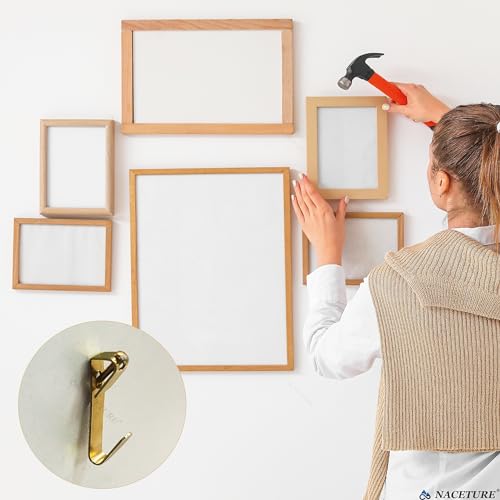 521 Pcs Picture Hanging Kit Including Drywall Anchors and Screws, Wire Hanging Nails and Screws Assortment Kit for Wall Art Hanging Kit, Picture Hangers, Cup Hooks, Push Pins - style: 521 Pcs Picture Hanging Kit