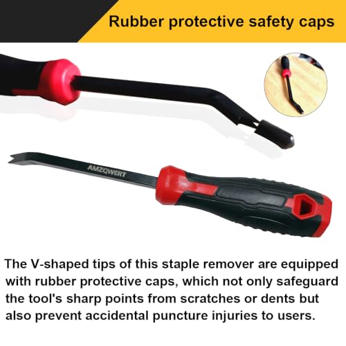 Staple Remover,Heavy Duty Staple Remover,Upholstery Stapler Puller Lifter Tool for Carpet,Wood,Hardwood Floors,Construction,Furniture