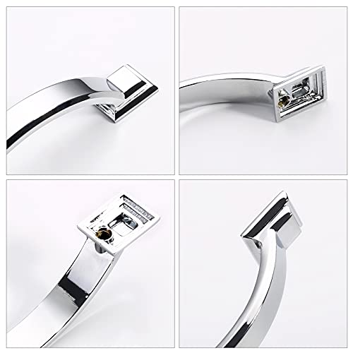 10 Pack 3 inch Cabinet Pulls Polished Chrome Cabinet Handles Drawer Pulls for Kitchen Cabinet Cupboard - color: Polished Chrome, size: 3 inch（76mm）, style: 10 Pack