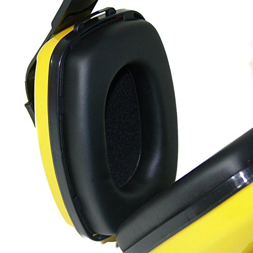 JORESTECH Safety Earmuffs Yellow Hearing and Ear Sound Suppression Adjustable Headband Lightweight Protection for Construction Sleeping Studying NRR 23dB EM-503 - color: Yellow