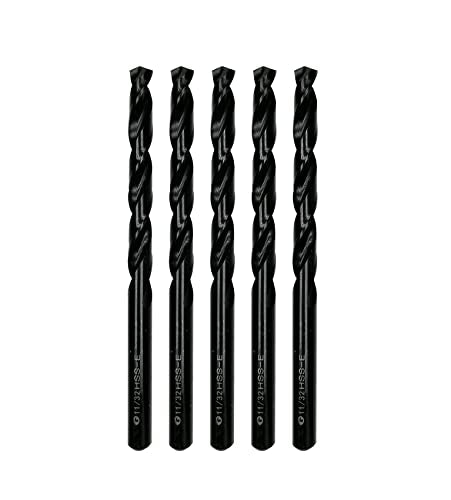 11/32inch HSS M35 Cobalt Twist Drill Bits for Metal - size: 11/32inch (5pcs)