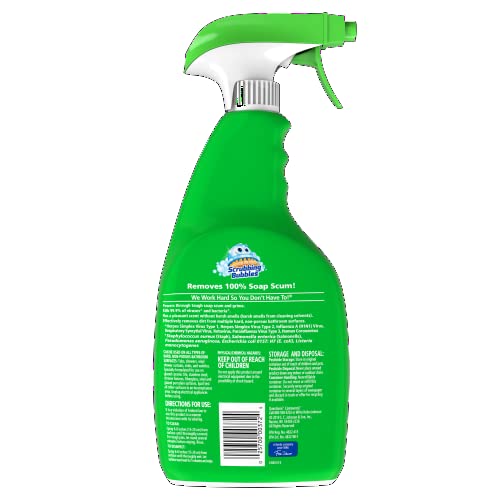 Scrubbing Bubbles Bathroom Grime Fighter, Floral Fusion Scent, 32 Fl Oz Spray Bottle, (Pack of 2) - size: 32 Fl Oz (Pack of 2)
