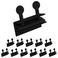 "Nuk3y Sliding Window Security Locks with Rubber Gasket (Black, 12 Pack)" - color: Black, size: 12 Pack