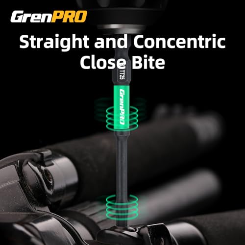 GRENPRO 3" Torx Bit Set 14pc (tt7-tt40), S2 Steel Magnetic Screwdriver Bits - size: T7-T40(3"*14pcs)