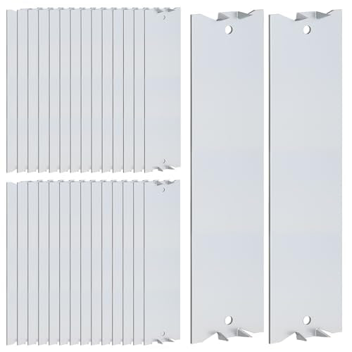 6 x 1.5" 30 Pcs Nail Protection Shield for Wood Studs Cable Wire Protector - size: 6 x 1.5 inches