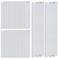 6 x 1.5" 30 Pcs Nail Protection Shield for Wood Studs Cable Wire Protector - size: 6 x 1.5 inches
