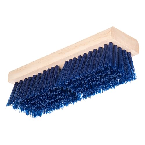 Carlisle FoodService Products 36193P14 Blue Color, 10" Polypropylene Deck Scrub Brush - size: 10 inches