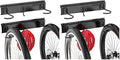 Ultrawall Bike Rack, Garage Bike Rack Wall Mount for 2 Bicycle and 1 Helmet, Heavy Duty Bike Storage for Home Space Saving Holds Up to 100lbs (Pack of 2) - size: 2 bike (Pack of 2)
