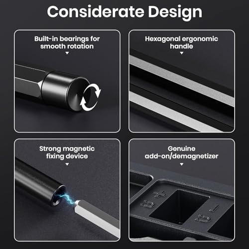 38-in-1 Precision Screwdriver Set, Mini Professional Tiny Repair Tool Kit for Phone, Computer, Watch, Laptop, PS5, Xbox,Switch,Macbook, Ring Doorbell, Eyeglass, Electronic, Gifts Gadgets for Men