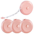Tape Measure, 4 Pack Soft Retractable Measuring Tape 60-Inch/150cm Double-Scale Metric Tape Measure,for Body Measuring Sewing Tailor Cloth Knitting Home Craft Measurements (Cold red) - color: 4 Pack (Cold red)