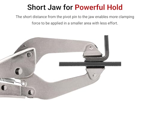 TEKTON 11 Inch Swivel Pad Locking Clamp | CLK11011 - size: 11 in., style: Swivel Pad Locking Clamp