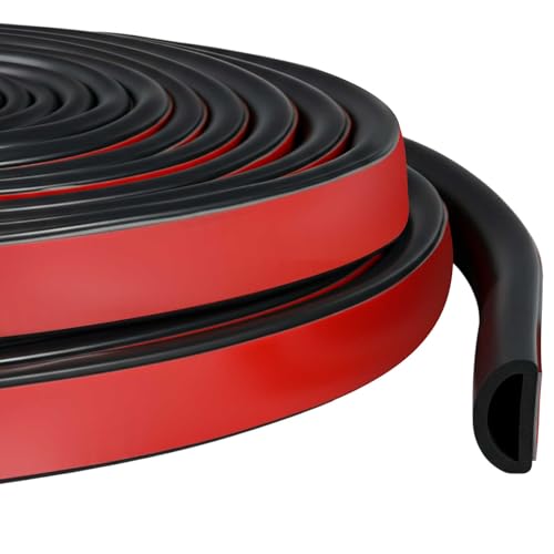 Pangda 26ft Foam Rubber D Shape Seal Strip 0.75" W x 0.38" H Self Adhesive EPDM Rubber Weather Stripping RV Slide Out Seal Heavy Duty Automotive Weather Stripping for Car Truck RV Boat Home - size: 26ft, style: 0.75" W X 0.38" H