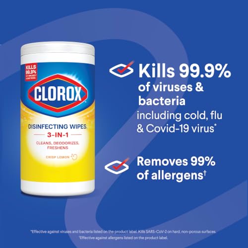 Clorox Disinfecting Wipes Back to School Variety Pack, 75 Count Each, Pack of 3 (Package May Vary)