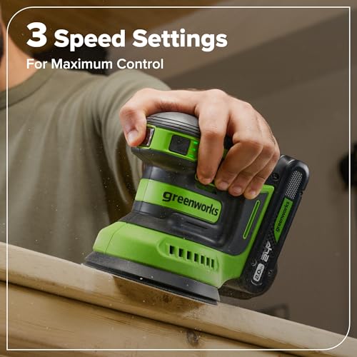 GREENWORKS 24V (8-TOOL) Combo (Drill, Impact Driver, Circular Saw, Reciprocating Saw, Jigsaw, Multi-Tool, Sander, Flashlight), 4.0Ah + (2) 2.0Ah (Power Bank) Batteries, (2) Cables, 65W Rapid Charger - size: 8PCS Combo Kits