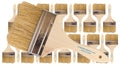 Pro Grade 4" Chip Brushes, Disposable Paint Brushes, for Sealers, 24 Pack