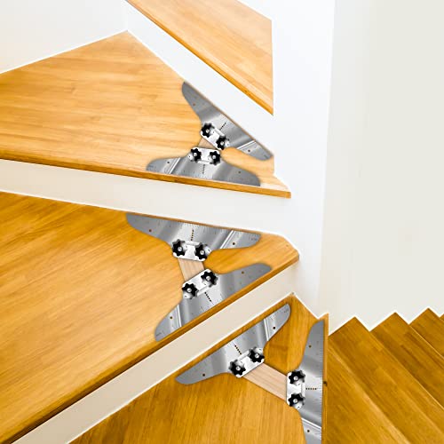 NAACOO Stair Tread Template Tool, with Level&Tape Measure&Carpenter Pencil