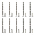 PATIKIL Cabinet Handle Screws M5 x 60mm, 10 Set Break Away Screws Drawer Pull Phillips Drive Flat Countersunk Head Bolts with Sleeve for Door Handle Lever - size: M5 x 60mm