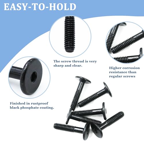 014973445713 Joint Connectors Bolts Furniture Bolts Connector Screws 20 Pcs