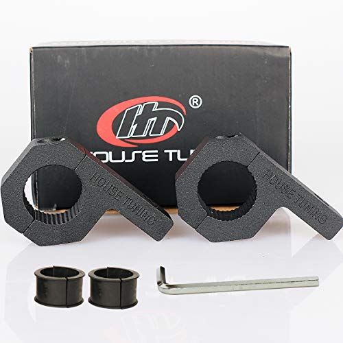 House Tuning 0.875" Clamps Roof Roll Cage Holder,LED Off-Road Light Horizontal Bar Tube Clamp 22mm(2pc-0.875" Clamp) - size: 0.875"