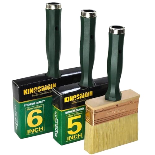 King Origin Deck Stain Brush Set, 3 Pack 4", 5", 6" - size: 4/5/6-Inch
