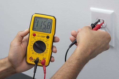 Sperry Instruments DM6410 8 Function Digital Multimeter, Yellow
