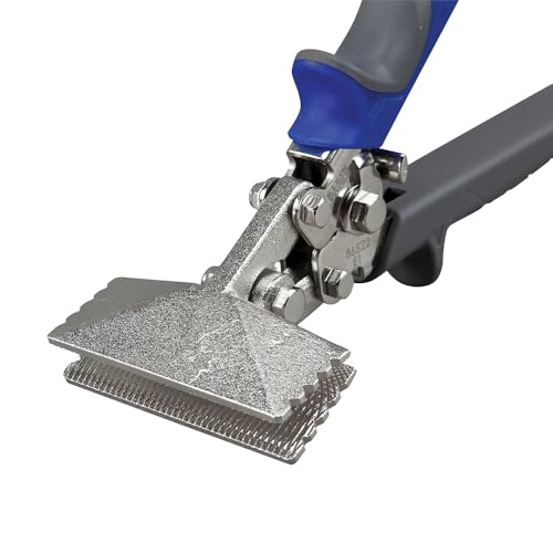 Klein Tools 86522 Hand Seamer, Straight Metal Seamer has 3-Inch Jaw, for 22 Gauge Steel and 24 Gauge Stainless - style: Straight Hand Seamer