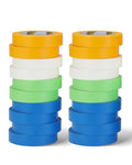 EFOK 20 Rolls Painters Tape 1 Inch Colored Bulk Masking Paint Tape 55 Yds