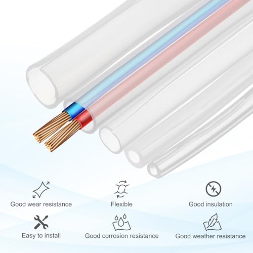 MECCANIXITY 3 m Split Silicone Cable Sleeve Tubing, ID 3mm Clear Split Silicone Tube Cord Organizer Wire Shielding Sheathing Wrap for USB Charge Power Cord Audio Video Cable - color: Clear, size: 3mm*3m
