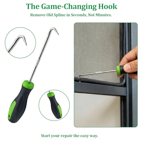 Screen Roller Tool Screen Repair Spline Roller for Easy Window/Door Screen Repair & Replacement (3 Pack) - size: 3 Pack