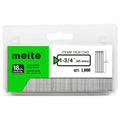 meite 18 Gauge Brad Nails, 1-3/4 Inch 18GA Brad Nails Galvanized Small Finishing Nail Gun Nails for Pneumatic, Electric Brad Nailer Gun (1,000 Counts) - size: 1-3/4"