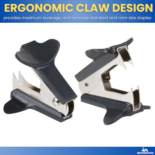 1InTheOffice Claw Staple Remover, 3 Pack "