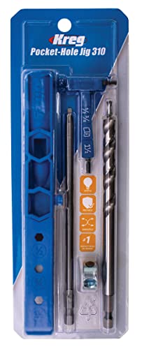 Kreg KPHJ310 Pocket-Hole Jig 310 - Small, Durable Jig for Tight Spaces - Create Perfect, Rock-Solid Joints - For Materials 1/2" to 1 1/2" Thick