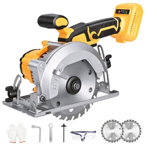 5.5-Inch Cordless Circular Saw Compatible with DeWalt 20V Battery