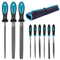 LIBRATON Metal Files 9PCs, File Set for Metal, Needle Files, Files Rasps - style: Metal File-9PCS