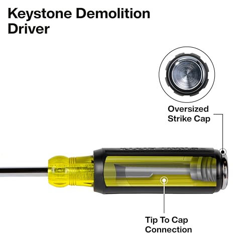 Klein Tools 85820 20-Piece Screwdriver Set, 8 Precision, 7 Standard Drivers with Color-Coded Handles, 3 Insulated Screwdrivers, 1 Demolition Driver, and Magnetizer - size: 20-Piece