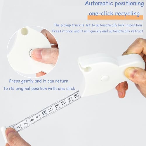 Measuring Tape for Body Measurements, White, 60 Inch - color: white