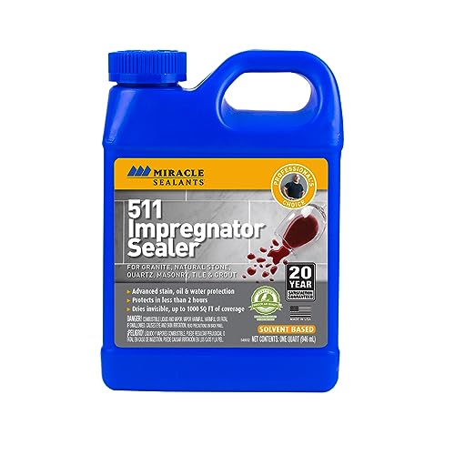 Miracle Sealants 511 Impregnator Penetrating Stone & Tile Sealer, Quart - size: Quart