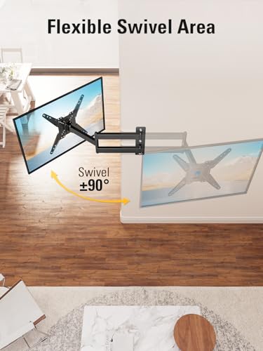 Mounting Dream Long Arm TV Wall Mount for Most 26-65 Inch TVs Full Motion - size: 26"-65" TV