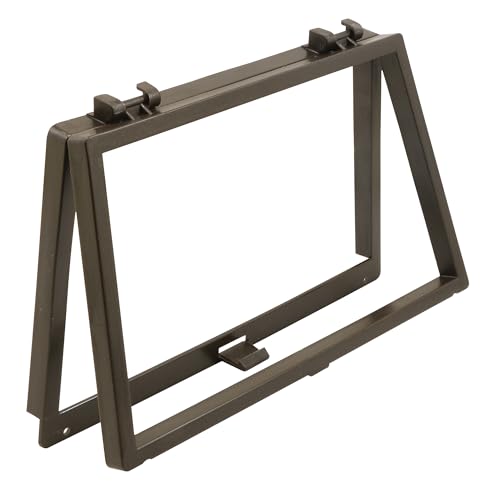 Make-2-Fit PL 14699 Wicket, 6-1/8 In. x 10-1/8 In., Bronze Plastic (Single Pack) - color: Bronze