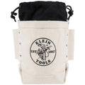 Klein Tools 5416TCP Tool Bag, Extra Tall Top Closing Bolt Bag with 3-Inch Drawstring, Heavy-Duty No. 4 Canvas, 5 x 12 x 9-Inch - size: Extra Tall