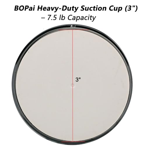 BOPai Suction Cup Shower Head Holder for Handheld Shower