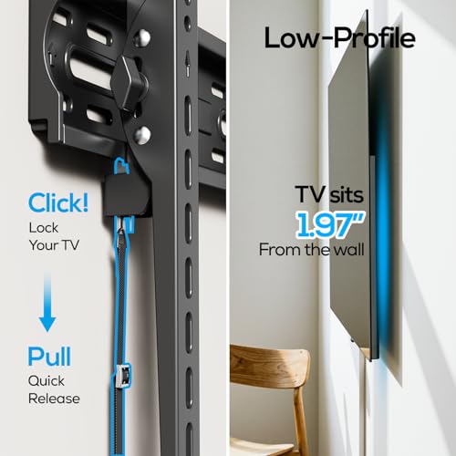 USX STAR Tilting TV Wall Mount Bracket for 32 42 43 50 55 60 Inch TVs - size: For 26-60'' TV