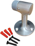 QCAA Solid Brass Door Stop, 3" Height, Satin NKL, 1 Pack, Made in Taiwan - color: Satin NKL, size: 1 Pack
