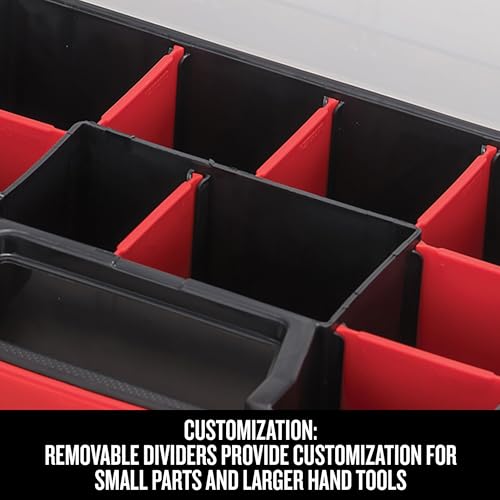CRAFTSMAN 10-Compartment Small Tool Storage Organizer, Plastic (CMST14021) - size: 1 Count (Pack of 1), style: Small Organizer